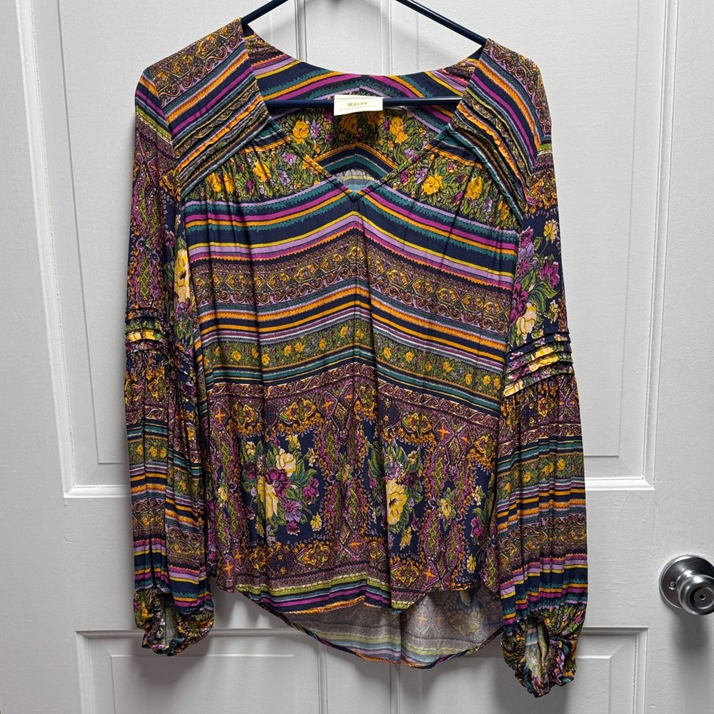 Multicolor Bohemian Women's Top